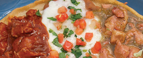 Huarache at Guadalajara Grill, Bar, & Table Side Salsa in Tucson Arizona. Huarache at Guadalajara Grill, Bar, & Table Side Salsa in Tucson Arizona.